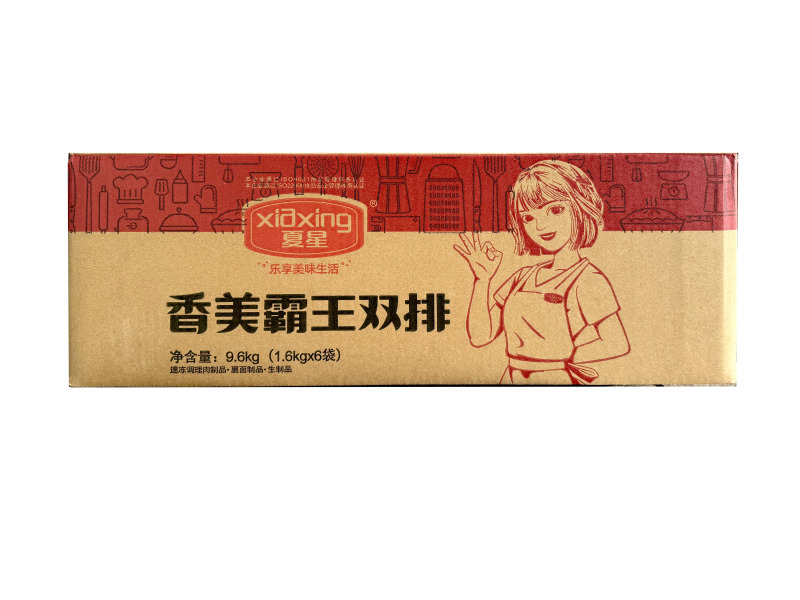 夏星霸王双排(双霸鸡排)煎油炸烧烤鸡排麻辣烫关东煮食材