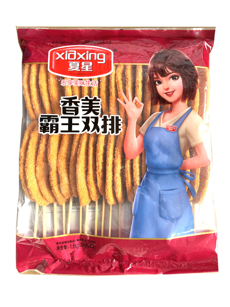 夏星霸王双排(双霸鸡排)煎油炸烧烤鸡排麻辣烫关东煮食材