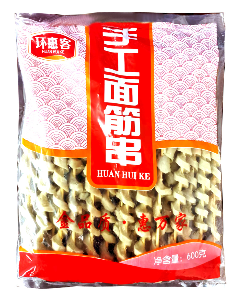 环惠客白面筋（30g螺旋）烧烤面筋串串铁板食材冷冻半成品