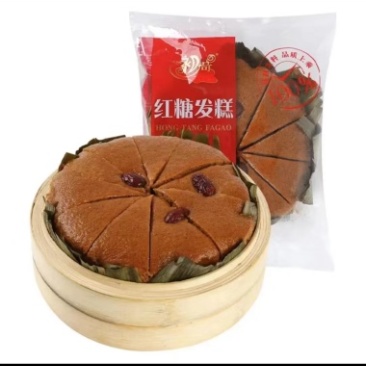 初荷红糖发糕早餐面食冷冻红糖发糕半成品小吃商用