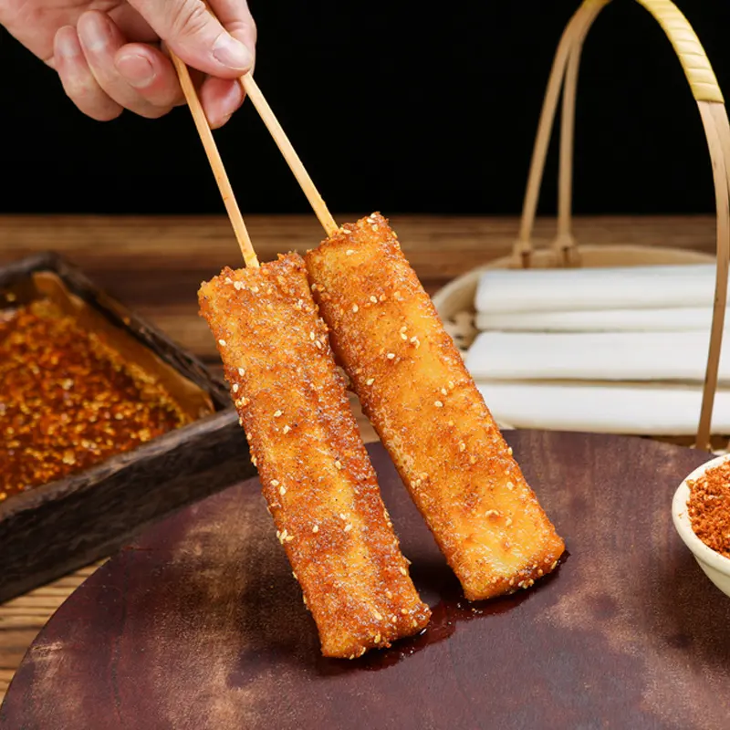 厨厨乐脆皮年糕烧烤油炸串串铁板食材冷冻半成品商用