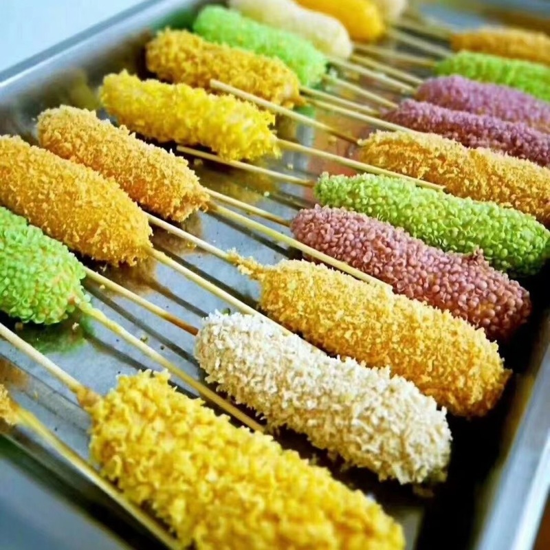 厨厨乐多彩拉丝芝士棒煎油炸烧烤火锅麻辣烫关东煮食材