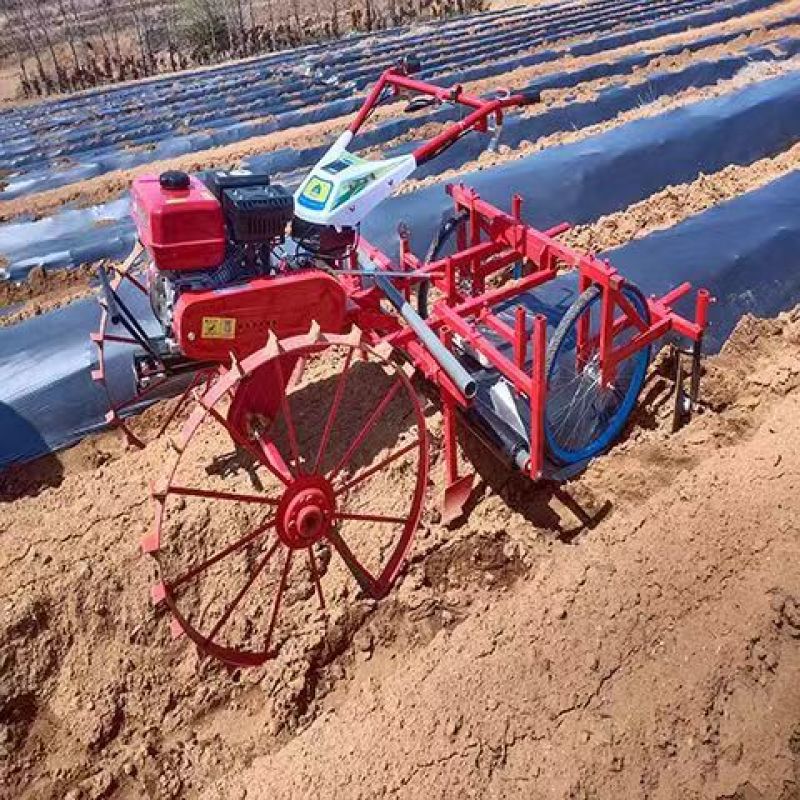 农用覆膜机盖地膜汽油机地膜机压膜机人工铺膜机辣椒土豆棉花