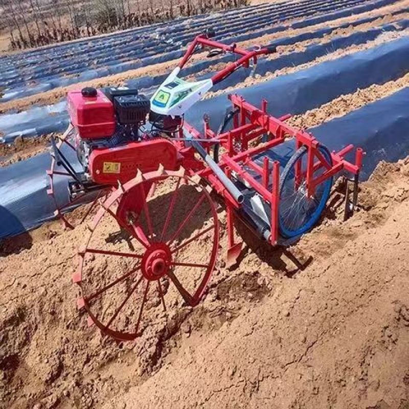 农用覆膜机盖地膜汽油机地膜机压膜机人工铺膜机辣椒土豆棉花