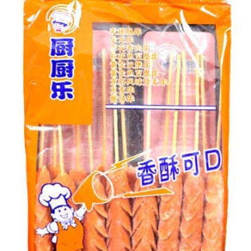 厨厨乐麦穗肠烧烤油炸串串烤肠休闲小吃冷冻半成品商用