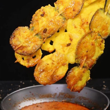 厨厨乐蔬菜家园（茄子串）煎油炸烧烤火锅麻辣烫关东煮食材
