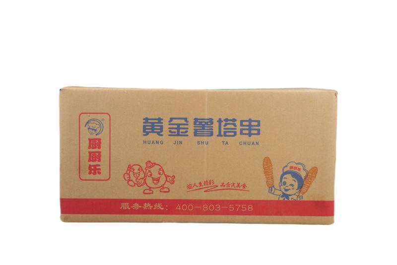 厨厨乐五彩薯塔烧烤油炸串串五彩薯塔食材冷冻半成品商用