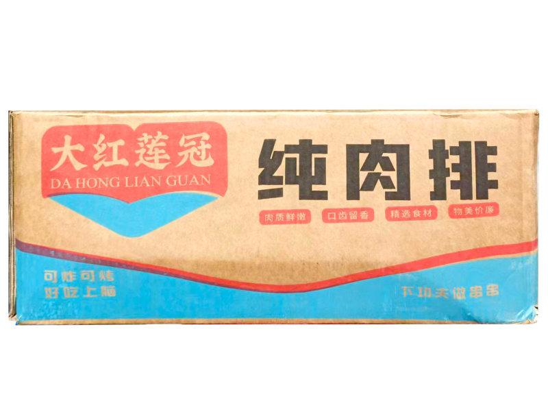 大红莲冠70g纯肉排煎油炸烧烤火锅麻辣烫纯肉排食材