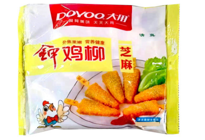 大用金甲鸡柳煎炸鸡柳休闲小吃食材冷冻半成品商用