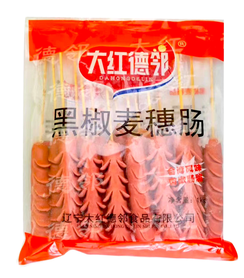 德邻脆骨麦穗肠烤肠休闲小吃麦穗肠商用批发