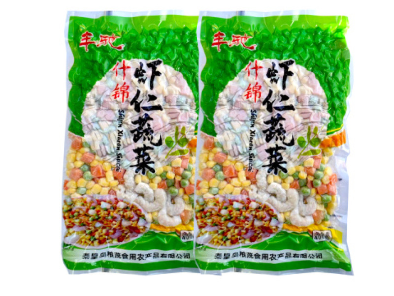 丰驰玉米虾仁(真空)冷冻玉米虾仁半成品小吃商用食材
