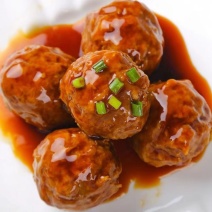 福春园狮子头肉圆子酒店食堂快餐速食预制菜半成品商用