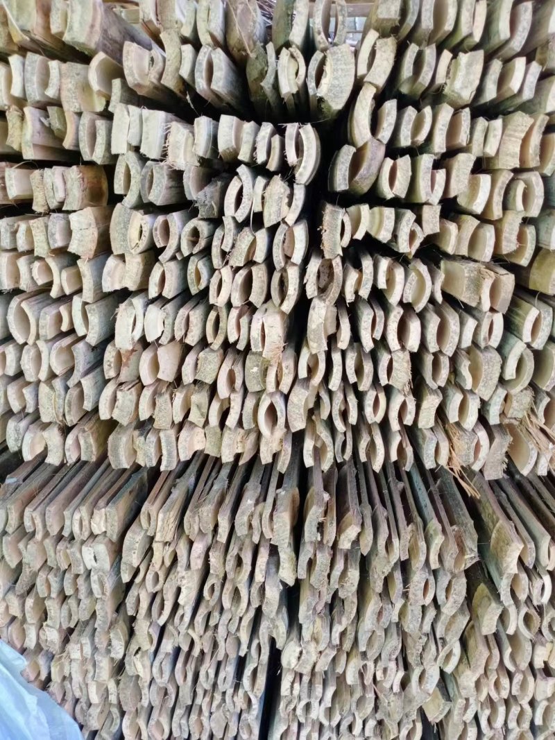 竹片竹条楠竹毛竹板温室龙骨大棚竹篱笆蔬菜架农用搭架竹栅栏竹坯