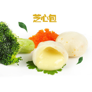华人渔夫鳕鱼芝心包涮火锅丸子关东煮半成品商用配菜食材