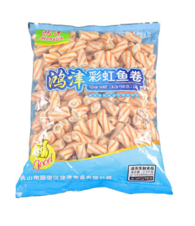 津津彩虹卷涮火锅丸子关东煮半成品商用配菜食材
