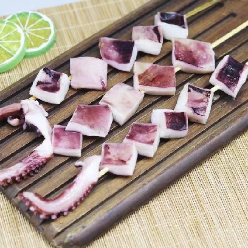 精品鱿鱼七星串烧烤油炸串串铁板食材冷冻半成品商用