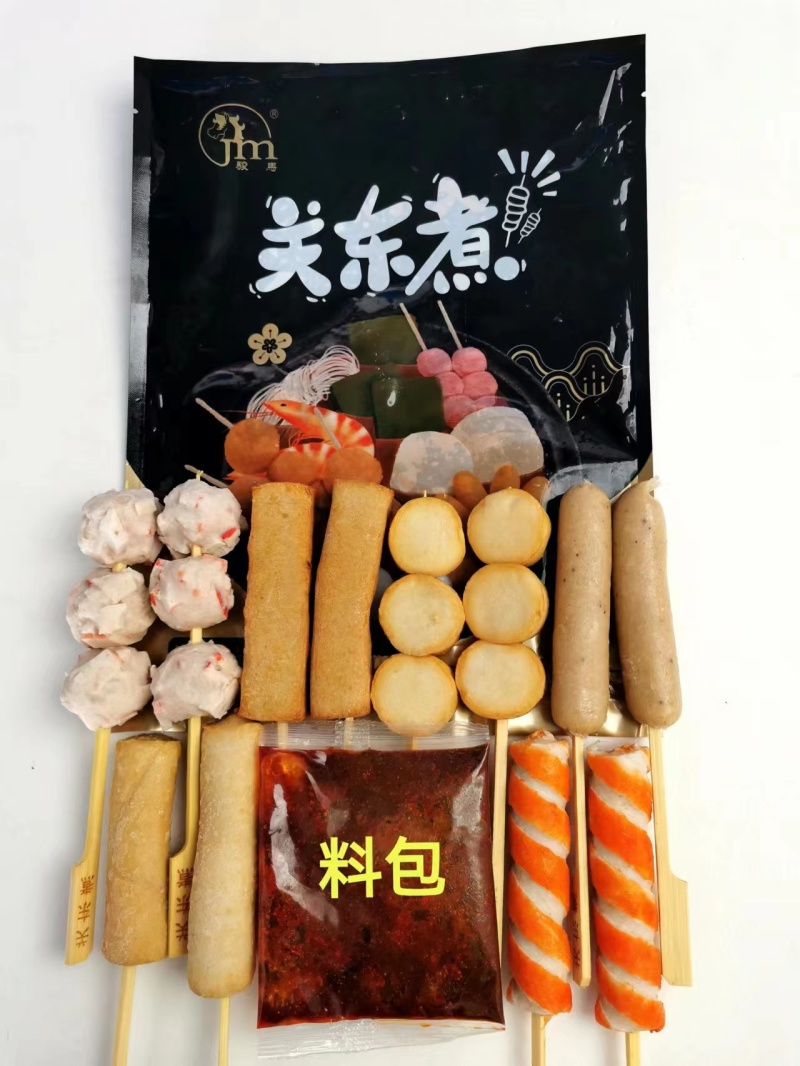 骏马关东煮（带料包）涮火锅丸子关东煮半成品商用配菜食材