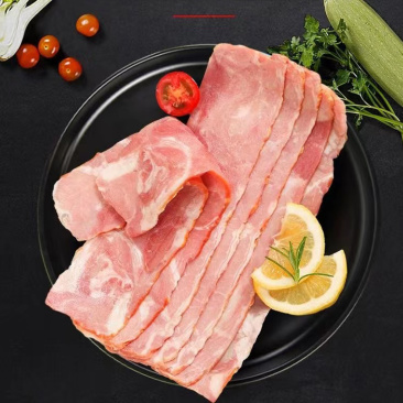 鑫泓泽经典培根原切半成品早餐手抓饼配菜烧烤食材商用批发