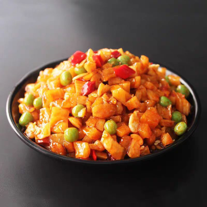 腾晖金玉脆丁腌制酱菜咸菜萝卜丁块下饭菜整箱8斤商用小菜白