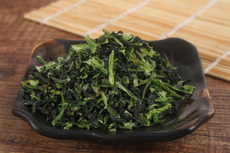 脱水青梗菜脱水青菜粒烘干青梗菜干制品