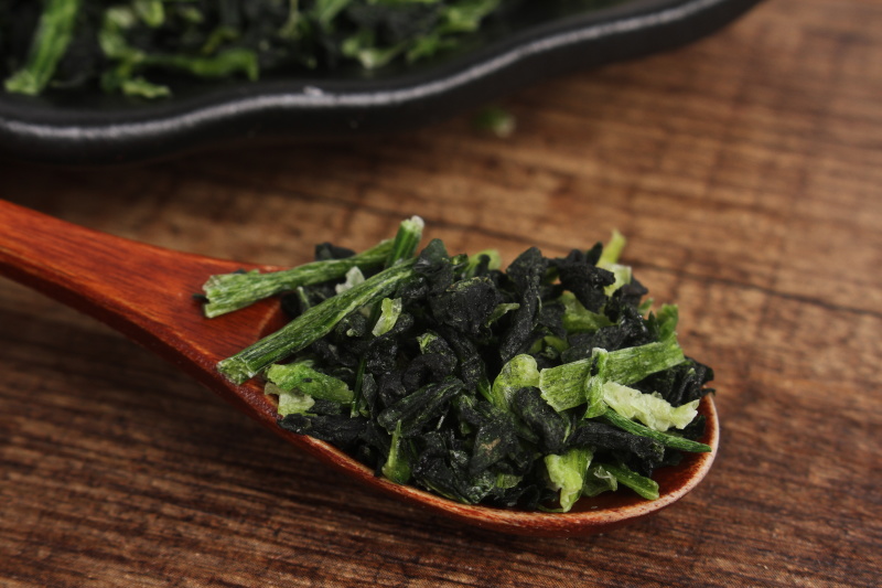 脱水青梗菜脱水青菜粒烘干青梗菜干制品