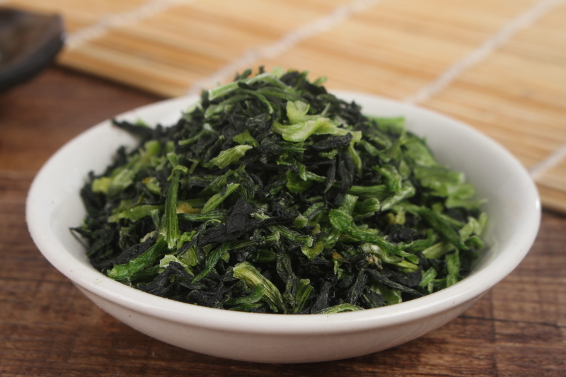 脱水青梗菜脱水青菜粒烘干青梗菜干制品