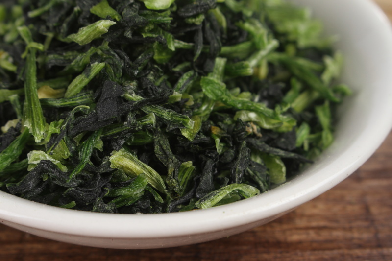 脱水青梗菜脱水青菜粒烘干青梗菜干制品