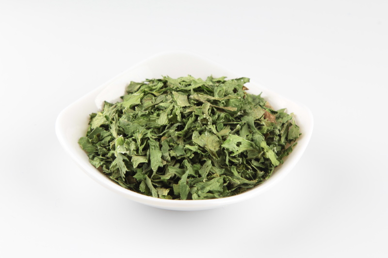 脱水菠菜叶脱水菠菜片粒烘干菠菜干制品
