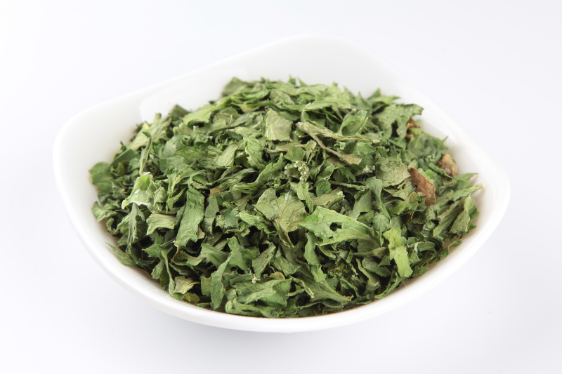 脱水菠菜叶脱水菠菜片粒烘干菠菜干制品