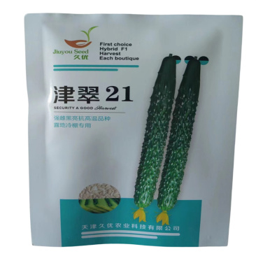 津翠21黄瓜种子抗病抗高温强雌黑亮青露地冷棚专用