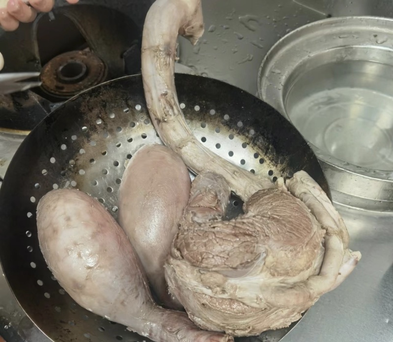 牛鞭新鲜整根全套内蒙古牛三宝冷冻特大牛蛋牛宝