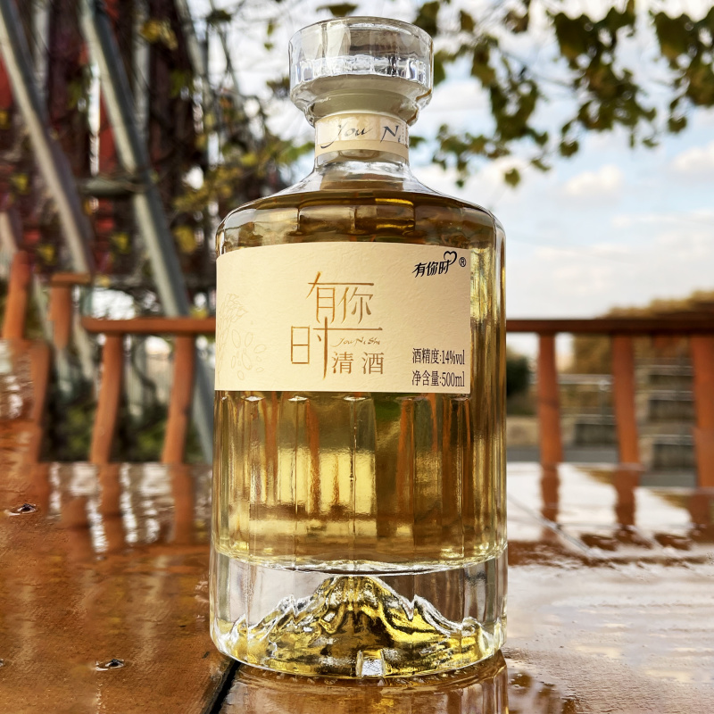 【黄氏酒厂·花果酒贴牌·厂家直发】纯发酵雪山瓶蓝莓酒