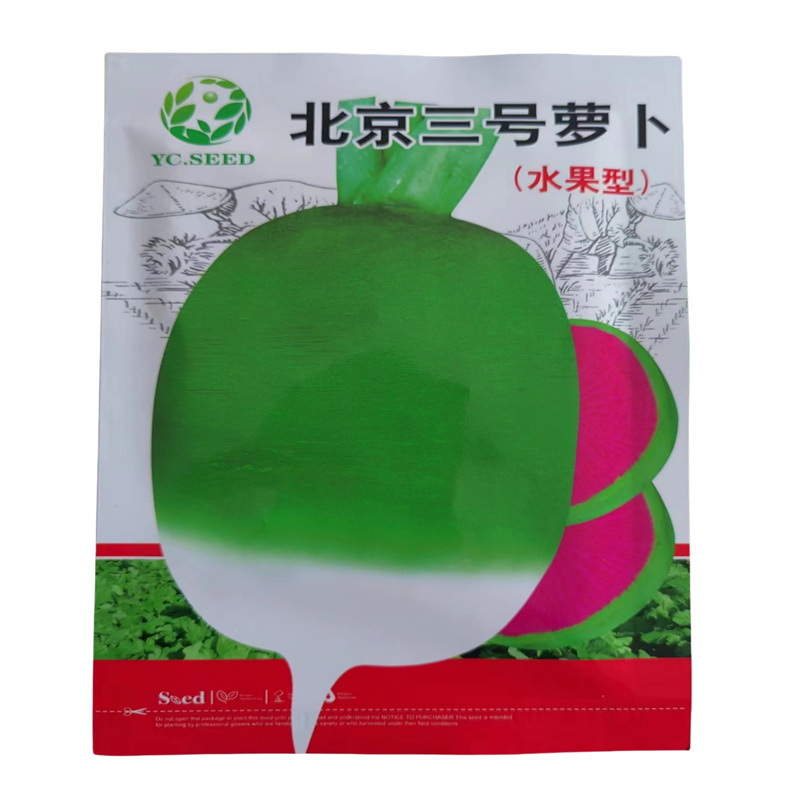 北京三号萝卜种子心里美萝卜种子