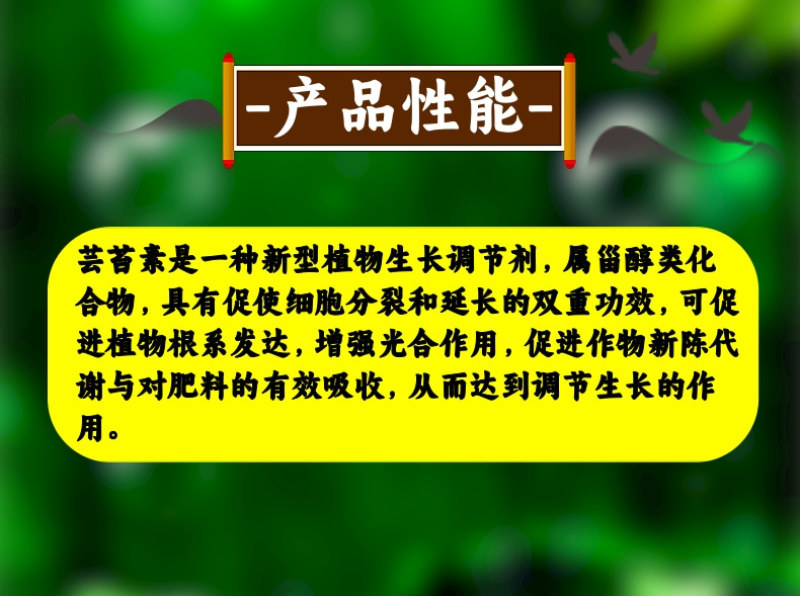 14羟基芸苔素甾醇0.01%含量植物生长调节剂促进生长