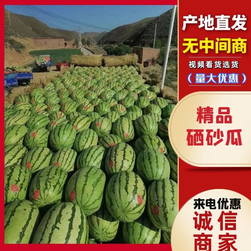 硒砂瓜石头瓜产地直发耐运输耐储存对接商超市场