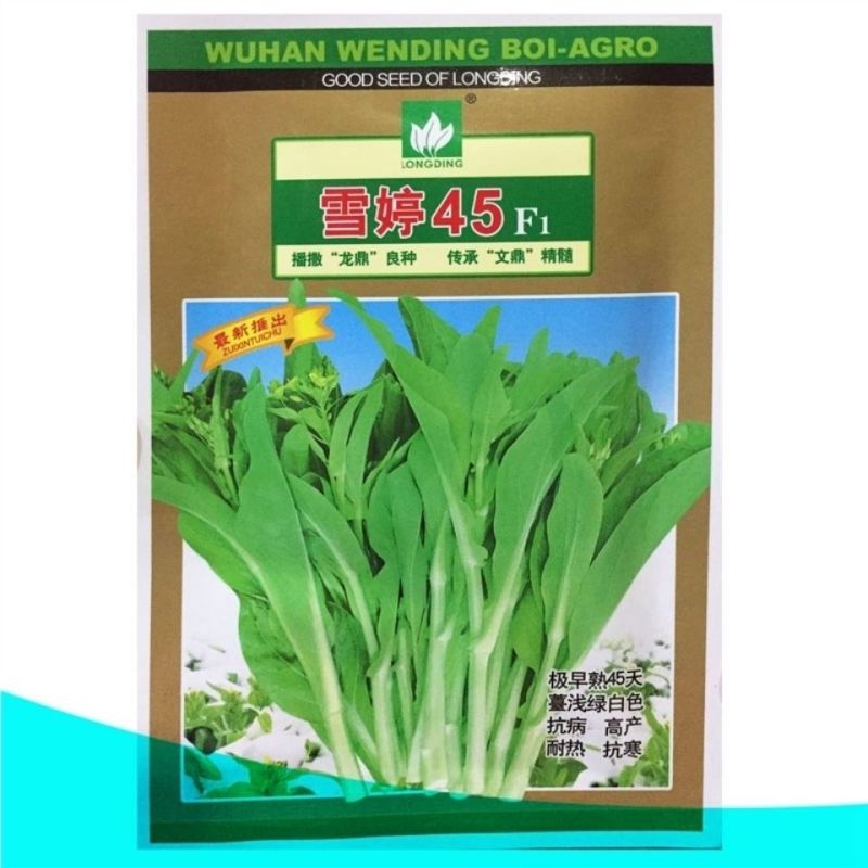 雪婷45白菜苔种子耐热耐寒侧苔萌发快苔浅绿白抗病