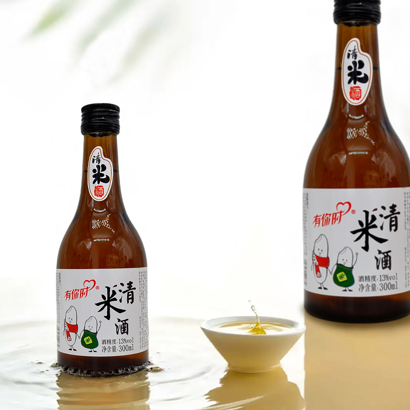 【黄氏酒厂·花果酒贴牌·厂家直发】纯发酵清米酒