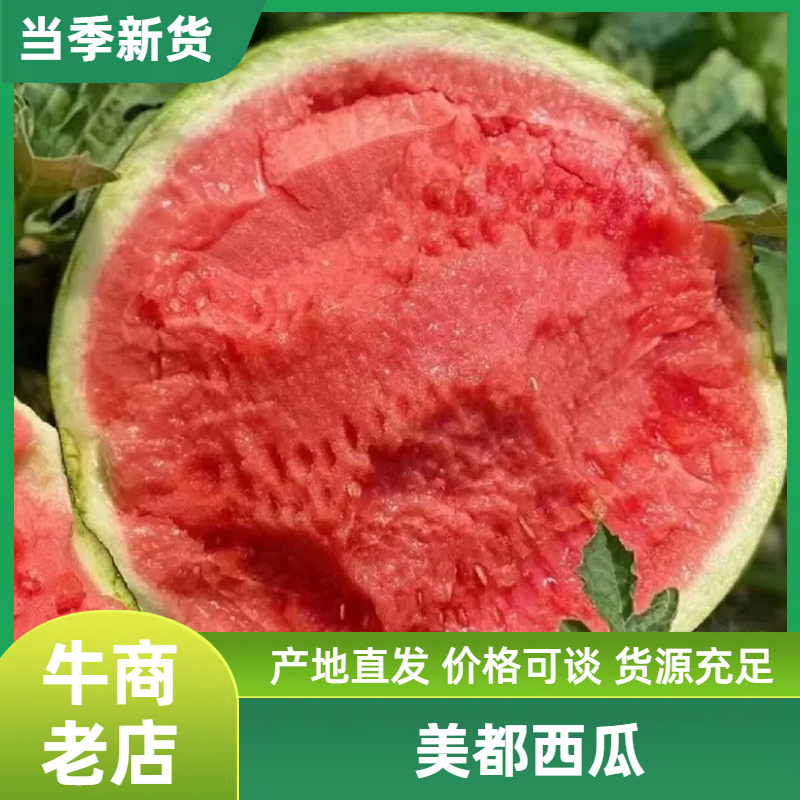 [美都西瓜批发]河南开封通许县西瓜 0.30元/斤美都西瓜 河南 _ 一亩田