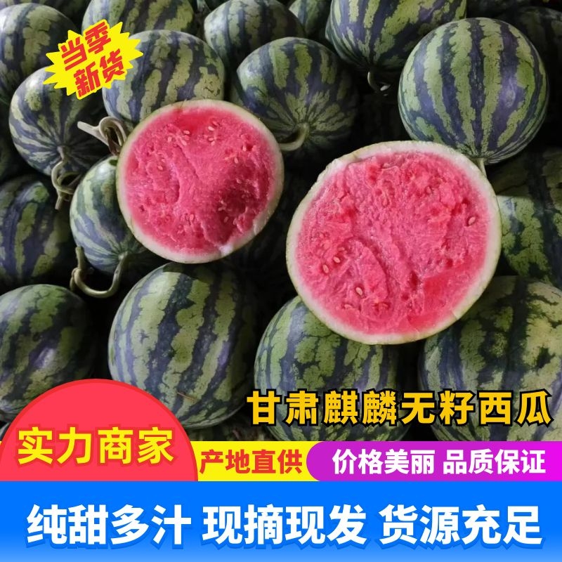 [麒麟西瓜批发]海南昌江县西瓜 0.30元/斤海南西瓜 无籽麒麟 _ 一亩田