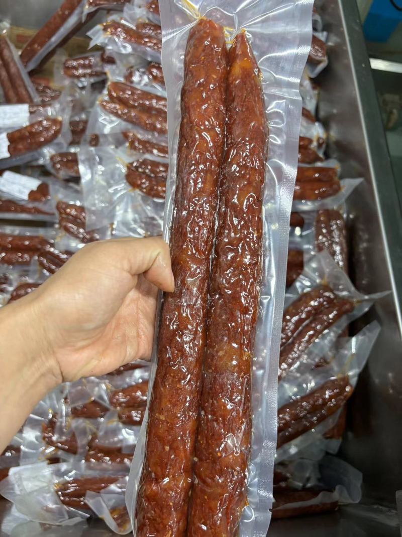 [腊肠]河北腊肠农家烟熏源头工厂品质保证