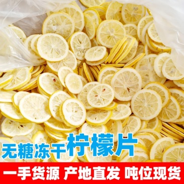 厂家批发冻干柠檬片散称大片新货柠檬片一手货源