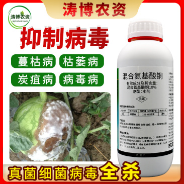 混合氨基酸铜抑制病毒真菌细菌果蔬枯萎病黄萎病溃疡病姜瘟病
