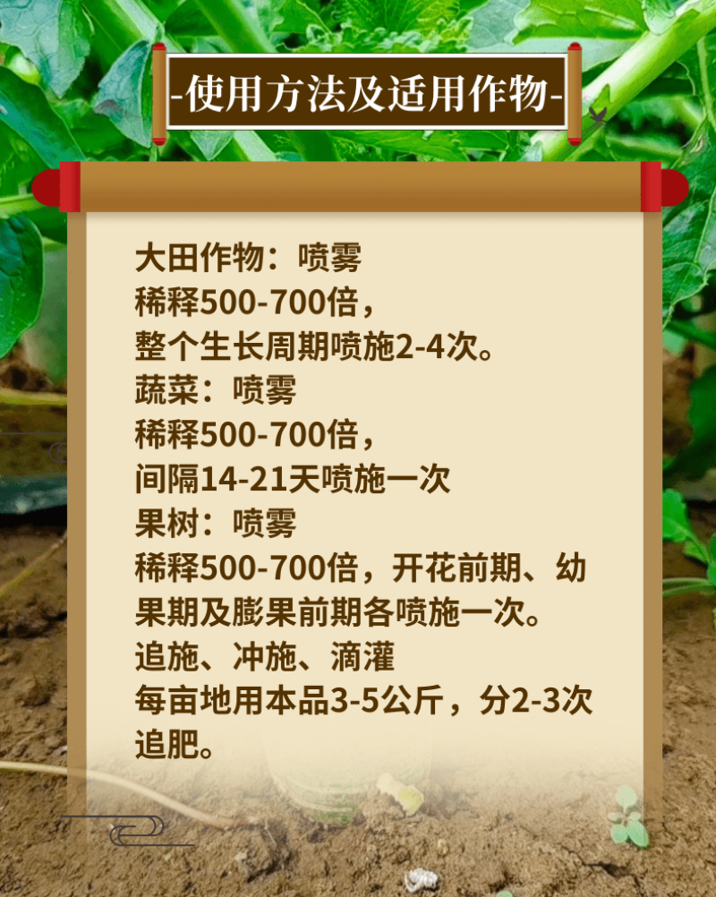 液体氮肥高含量绿叶提苗返青壮棵促长喷雾不伤苗