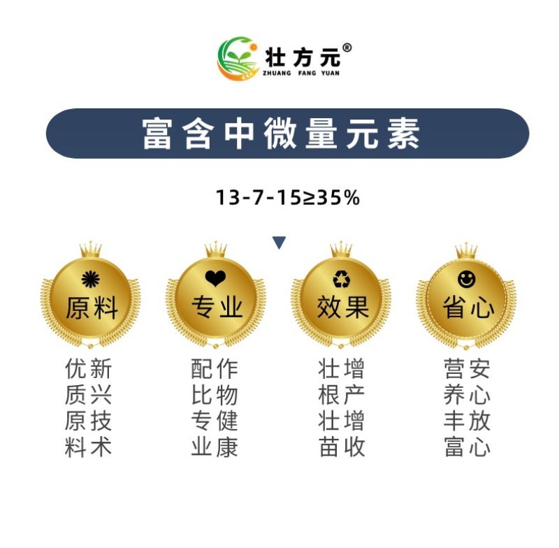 果肥水溶硫基复合肥13-7-1535%