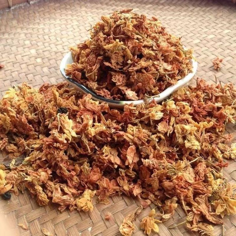 天然罗汉果花红茉莉花花益寿茶罗汉果花茶罗汉果花干花