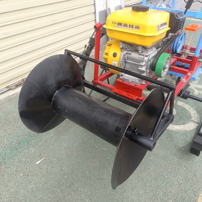 胡萝卜垄上播种机双行线播绳播直播机娃娃菜加滴灌