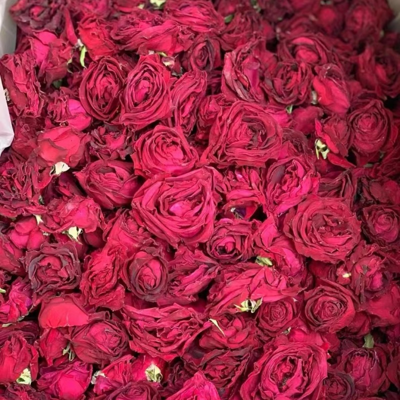 云南墨红玫瑰花瓣红玫瑰干花玫瑰花茶