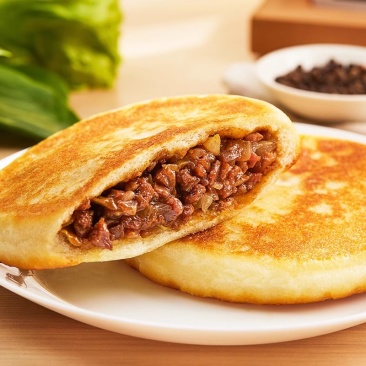 牛肉馅饼早餐速冻半成品景区小吃牛肉饼特产营养懒人早餐