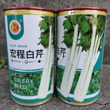 宏程白芹菜种子抗病耐抽苔白杆实心叶片大
