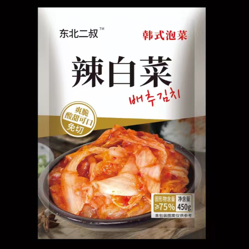 辣白菜咸菜韩国泡菜下饭菜450g/袋
